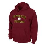 Pittsburgh Steelers Heart & Soul Pullover Hoodie RED