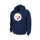 Pittsburgh Steelers Logo Pullover Hoodie D.Blue