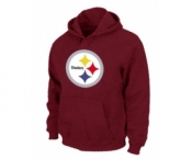 Pittsburgh Steelers Logo Pullover Hoodie RED