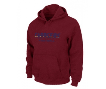 San Diego Charger Authentic font Pullover Hoodie Red