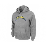 San Diego Charger Logo Pullover Hoodie Grey