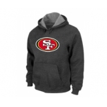 San Francisco 49ers Logo Pullover Hoodie D.Grey