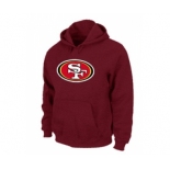 San Francisco 49ers Logo Pullover Hoodie RED