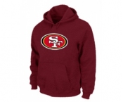 San Francisco 49ers Logo Pullover Hoodie RED