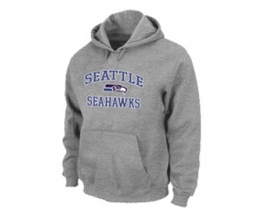 Seattle Seahawks Heart & Soul Pullover Hoodie Black Grey