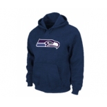 Seattle Seahawks Logo Pullover Hoodie D.Blue