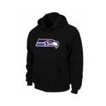 Seattle Seahawks Logo Pullover Hoodie black