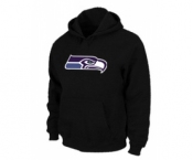 Seattle Seahawks Logo Pullover Hoodie black