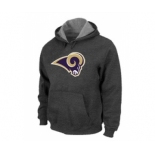 St.Louis Rams Logo Pullover Hoodie D.Grey