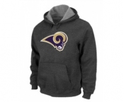 St.Louis Rams Logo Pullover Hoodie D.Grey