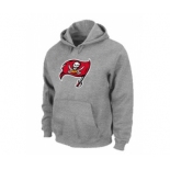 Tampa Bay Buccaneers Logo Pullover Hoodie Grey