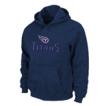 Tennessee Titans Authentic Logo Pullover Hoodie D.Blue