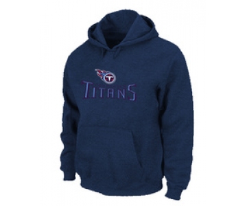 Tennessee Titans Authentic Logo Pullover Hoodie D.Blue