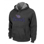 Tennessee Titans Authentic Logo Pullover Hoodie D.Grey