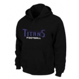 Tennessee Titans Authentic font Pullover Hoodie Black