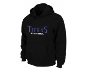 Tennessee Titans Authentic font Pullover Hoodie Black