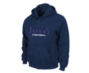 Tennessee Titans Authentic font Pullover Hoodie D.Blue