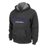 Tennessee Titans Authentic font Pullover Hoodie D.Grey