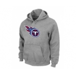 Tennessee Titans Logo Pullover Hoodie Grey