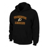 Washington Red Skins Heart & Soul Pullover Hoodie Black