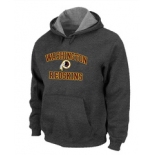 Washington Red Skins Heart & Soul Pullover Hoodie D.Grey