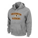 Washington Red Skins Heart & Soul Pullover Hoodie Grey