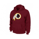 Washington Red Skins Logo Pullover Hoodie RED