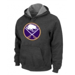 NHL Buffalo Sabres Big & Tall Logo Pullover Hoodie D.Grey