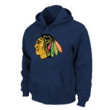 NHL Chicago Blackhawks Big & Tall Logo Pullover Hoodie D.blue