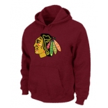 NHL Chicago Blackhawks Big & Tall Logo Pullover Hoodie Red