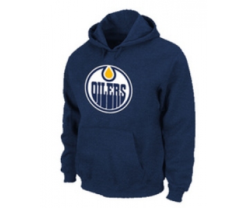 NHL Edmonton Oilers Big & Tall Logo Pullover Hoodie D.Blue