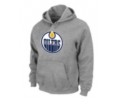 NHL Edmonton Oilers Big & Tall Logo Pullover Hoodie Grey