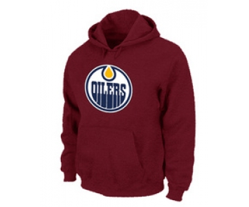 NHL Edmonton Oilers Big & Tall Logo Pullover Hoodie RED