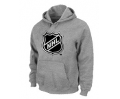 NHL Logo Big & Tall Pullover Hoodie Grey