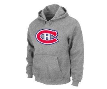 NHL Montréal Canadiens Big & Tall Logo Pullover Hoodie Grey