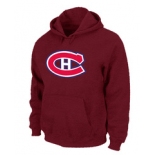 NHL Montréal Canadiens Big & Tall Logo Pullover Hoodie Red