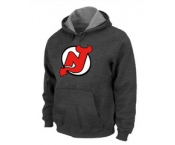 NHL New Jersey Devils Big & Tall Logo Pullover Hoodie D.Grey