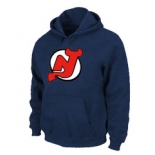 NHL New Jersey Devils Big & Tall Logo Pullover Hoodie D.blue