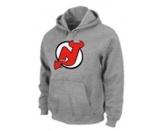 NHL New Jersey Devils Big & Tall Logo Pullover Hoodie Grey