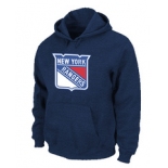 NHL New York Rangers Big & Tall Logo Pullover Hoodie D.Blue