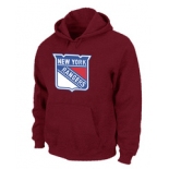 NHL New York Rangers Big & Tall Logo Pullover Hoodie Red