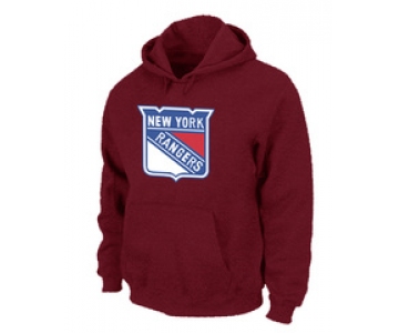 NHL New York Rangers Big & Tall Logo Pullover Hoodie Red