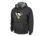 NHL Pittsburgh Penguins Big & Tall Logo Pullover Hoodie D.Grey