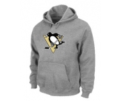 NHL Pittsburgh Penguins Big & Tall Logo Pullover Hoodie Grey