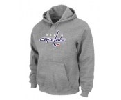 NHL Washington Capitals Big & Tall Logo Pullover Hoodie Grey