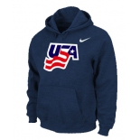 Nike USA Graphic Legend  Pullover Hoodie D.Blue