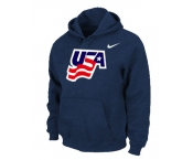 Nike USA Graphic Legend  Pullover Hoodie D.Blue