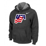 Nike USA Graphic Legend  Pullover Hoodie D.Grey