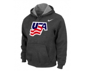 Nike USA Graphic Legend  Pullover Hoodie D.Grey