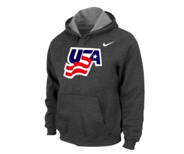 Nike USA Graphic Legend  Pullover Hoodie D.Grey